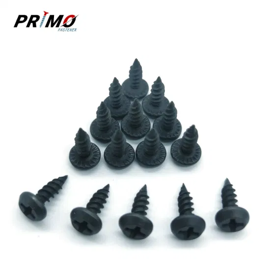 Pan Framing Phillips Drive Fine Thread Black Phosphate Self Tapping Drywall Screw